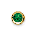 14k 5mm Mount St. Helens bezel pendant