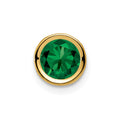 14k 6mm Mount St. Helens bezel pendant