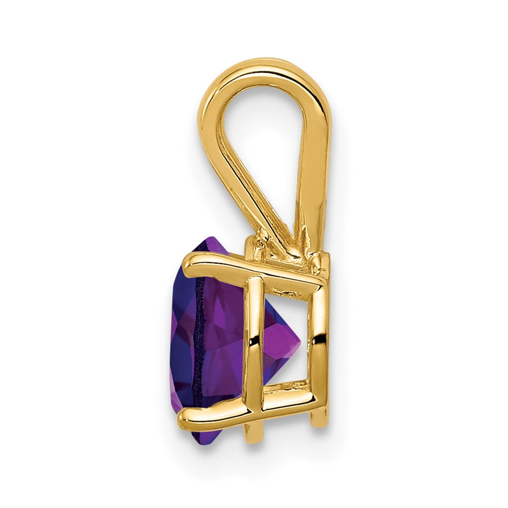 14k Amethyst pendant
