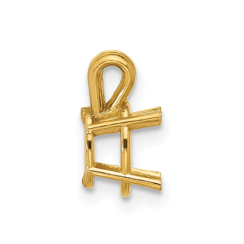 14k 7x5 Oval Pendant Mounting