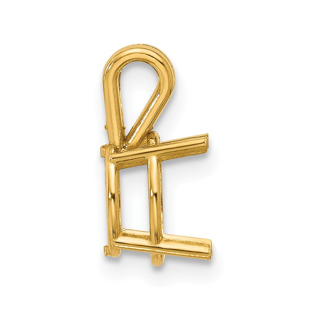 14k 8x6 Oval Pendant Mounting