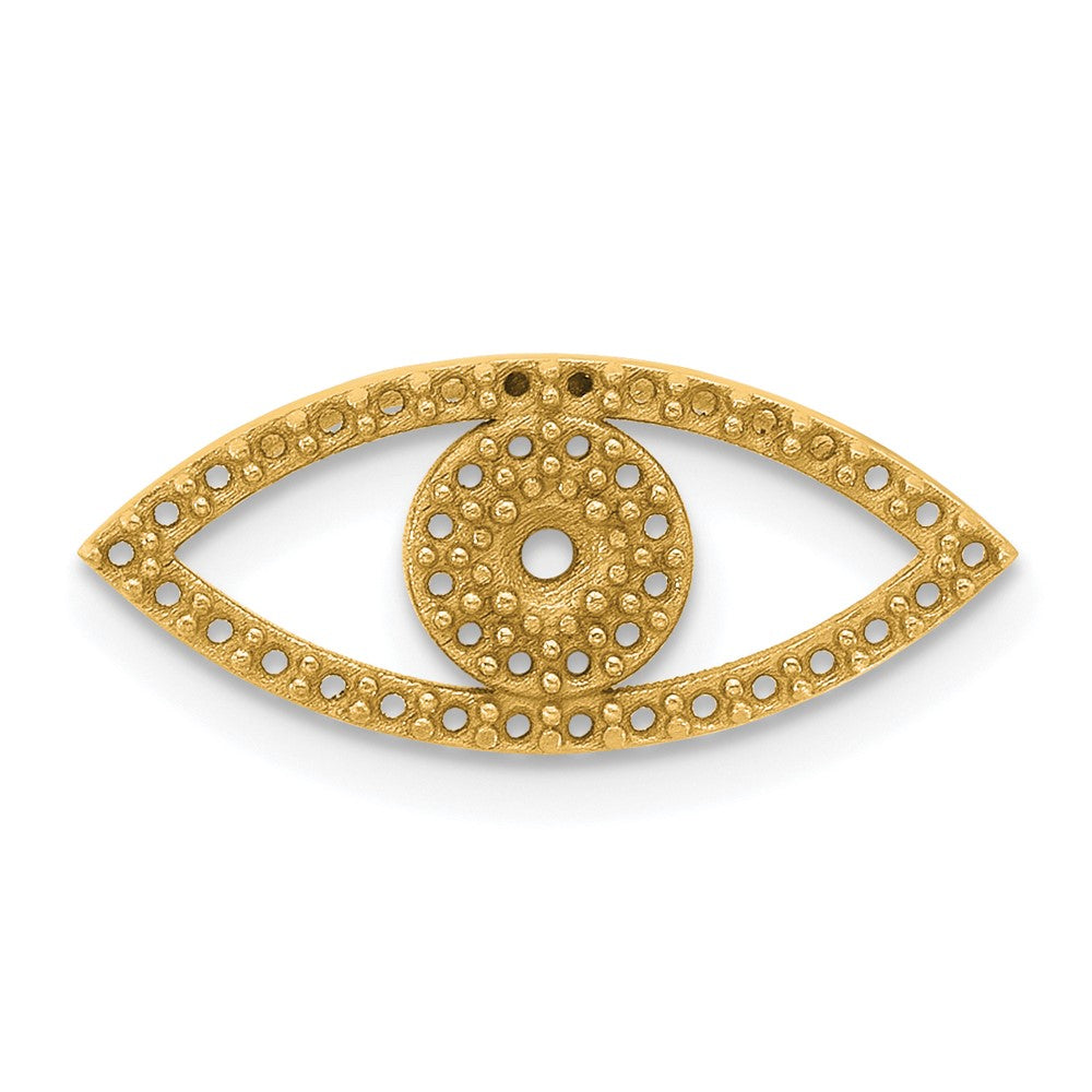 14ky Small Evil Eye Pendant Mounting