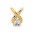 14k 2.9mm VS Diamond Chain Slide