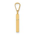 14k Polished Cross Pendant