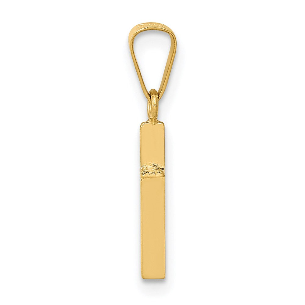 14k Polished Cross Pendant