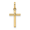 14k Polished Cross Pendant