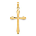 14k Polished Cross Pendant