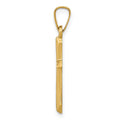 14k Polished Cross Pendant