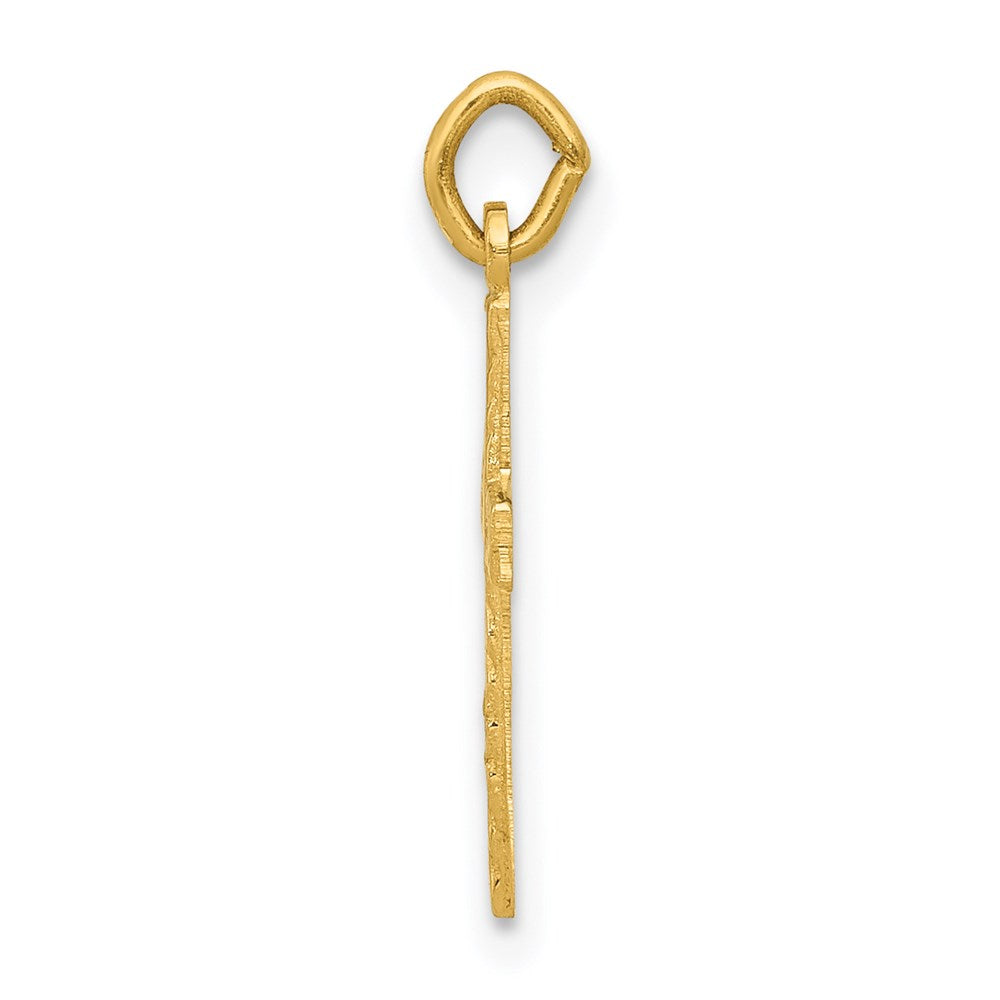 14k Small Cross Charm