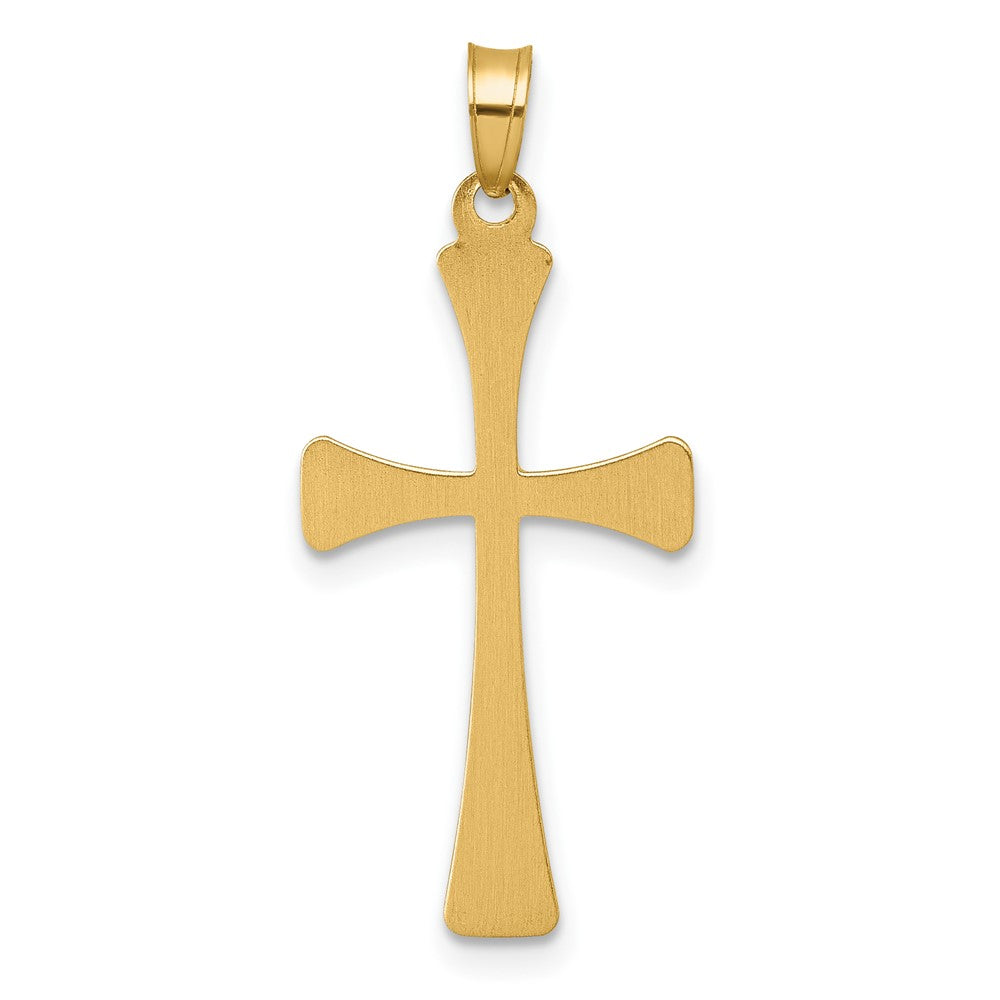 14k Polished Religious Cross Pendant