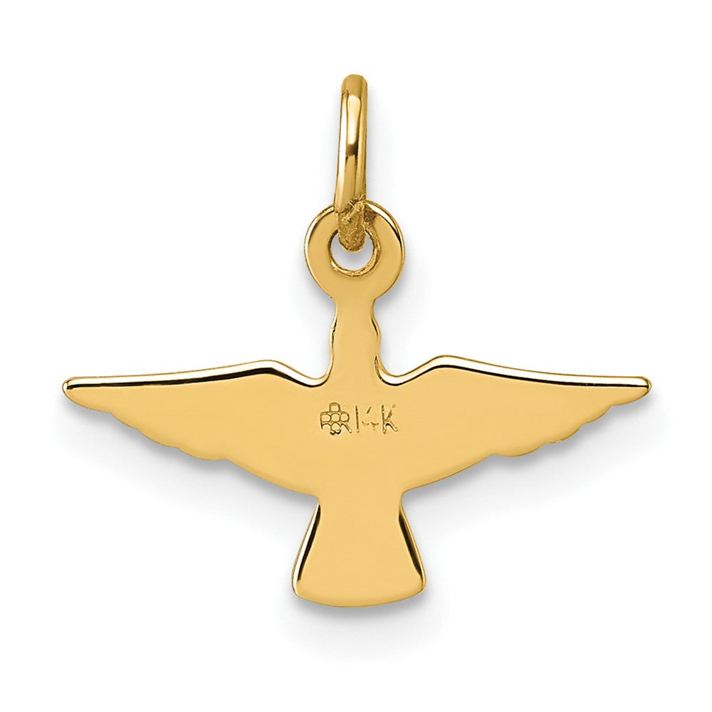 14k Polished Dove Pendant