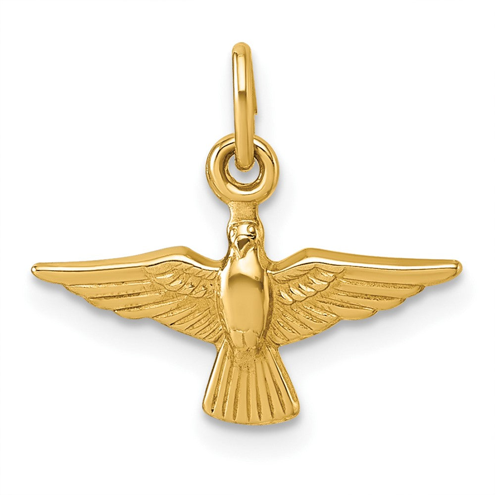 14k Polished Dove Pendant