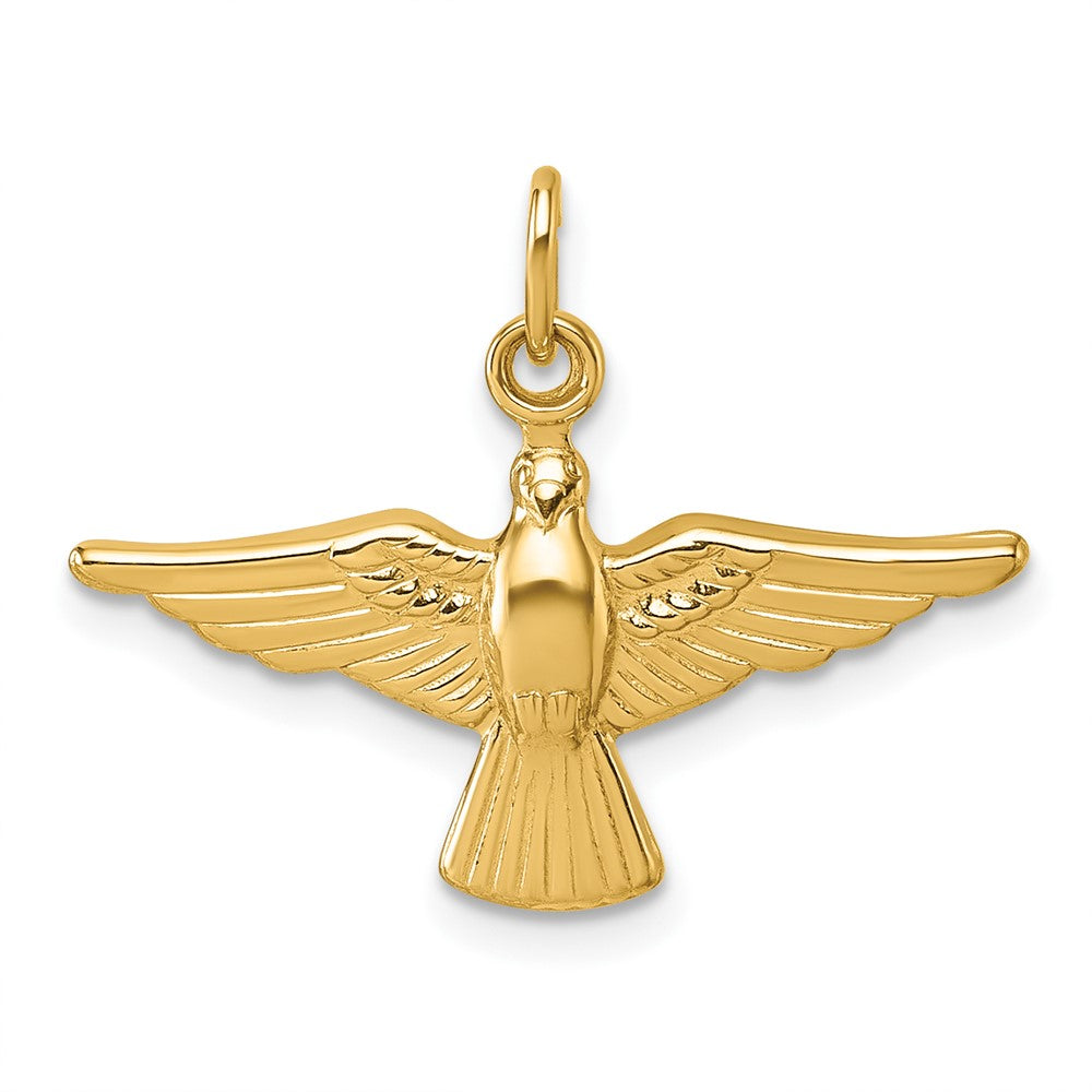 14k Polished Dove Pendant