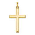 14k Hollow Cross Pendant