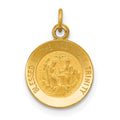 14k Holy Trinity Medal Charm