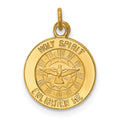 14k Holy Spirit Medal Charm