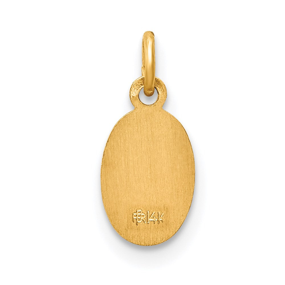 14k Saint Christopher Medal Charm