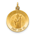 14k Saint Patrick Medal Charm