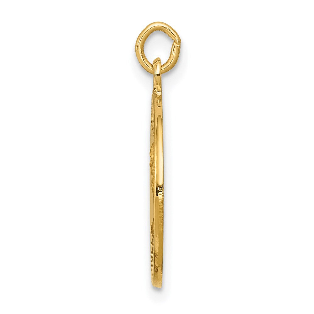 14k Saint Andrew Medal Charm