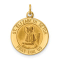 14k Saint Elizabeth Seton Medal Charm
