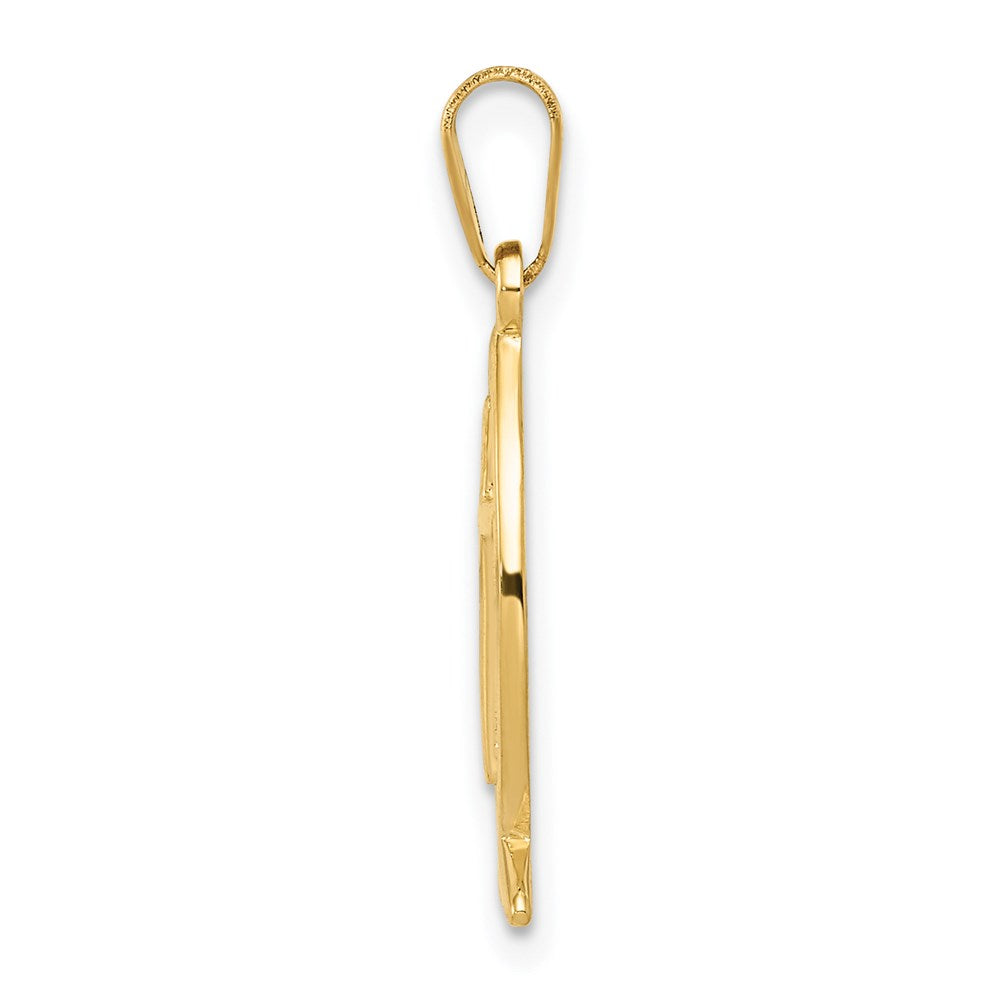 14k Ichthus Fish Pendant