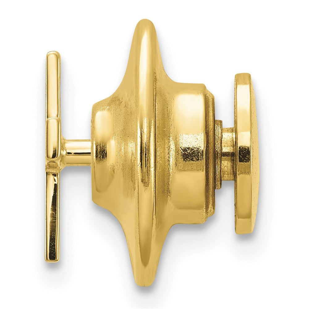 14k Cross Tie Tac