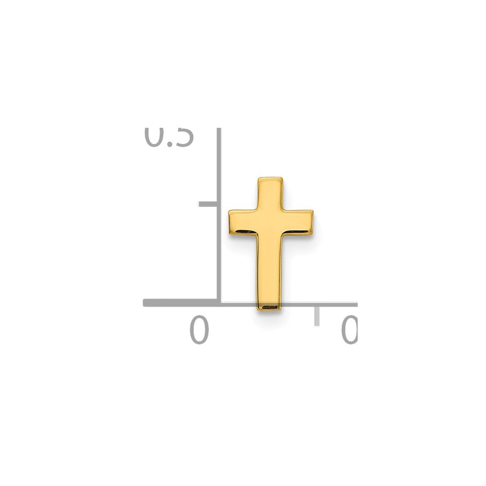 14k Cross Tie Tac