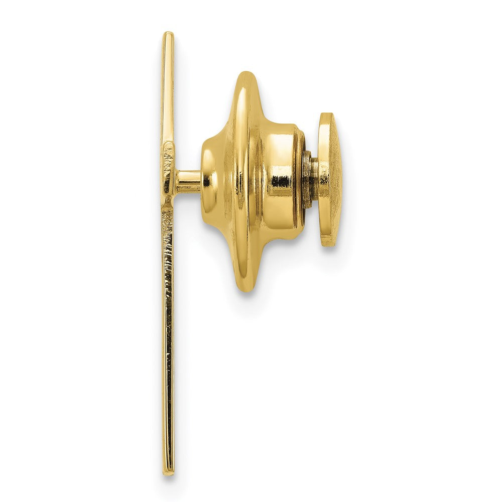 14k Cross Tie Tac