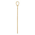14K Polished Cross Charm