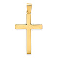 14k Polished Cross Pendant