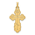 14k Eastern Orthodox Cross Pendant