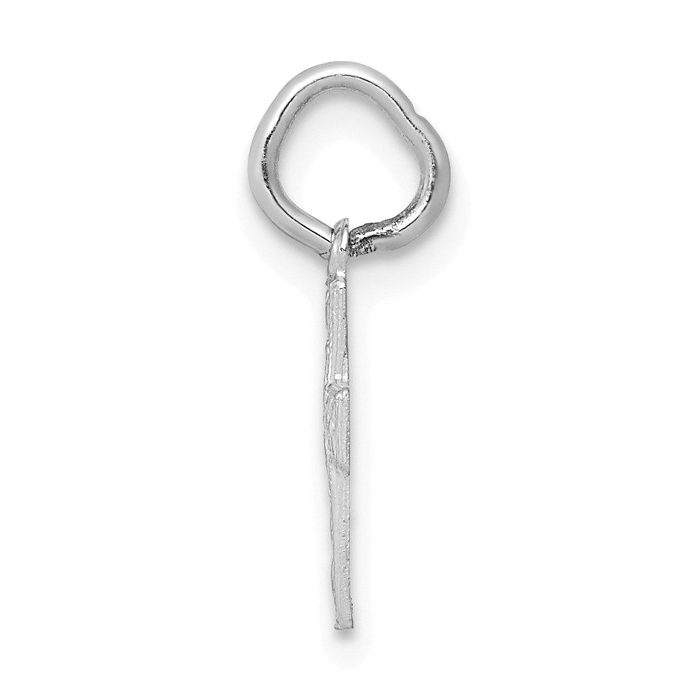 14KW Floral Cross Charm