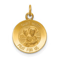 14k Saint Mark Medal Charm