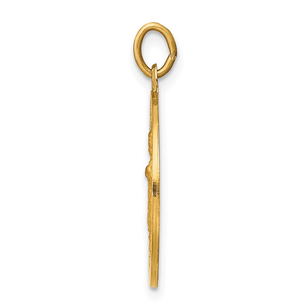 14k Infant of Prague Medal Charm