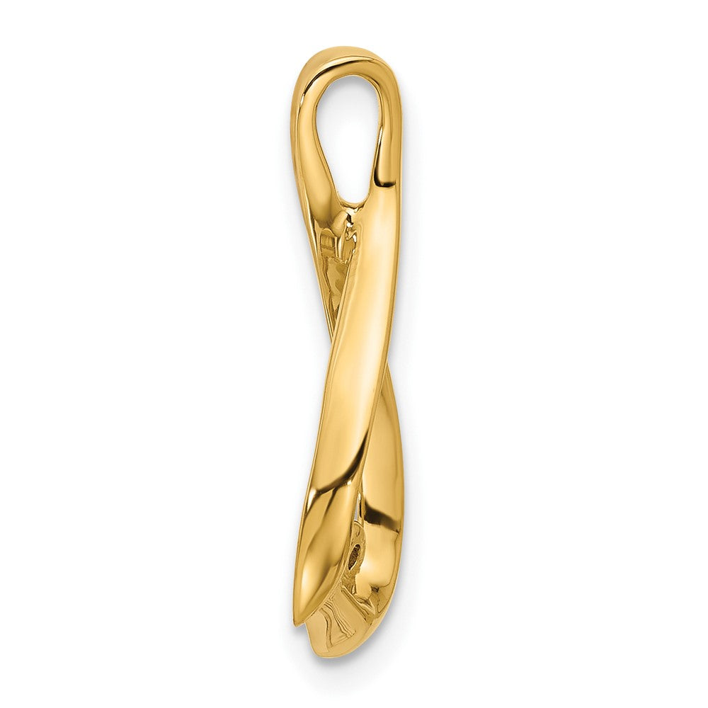 14k Fancy Peg Set Slide Mounting