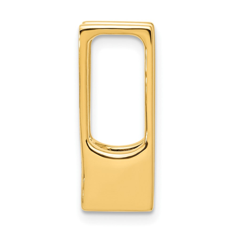 14k Holds 7.5mm Stone, Slide Mounting