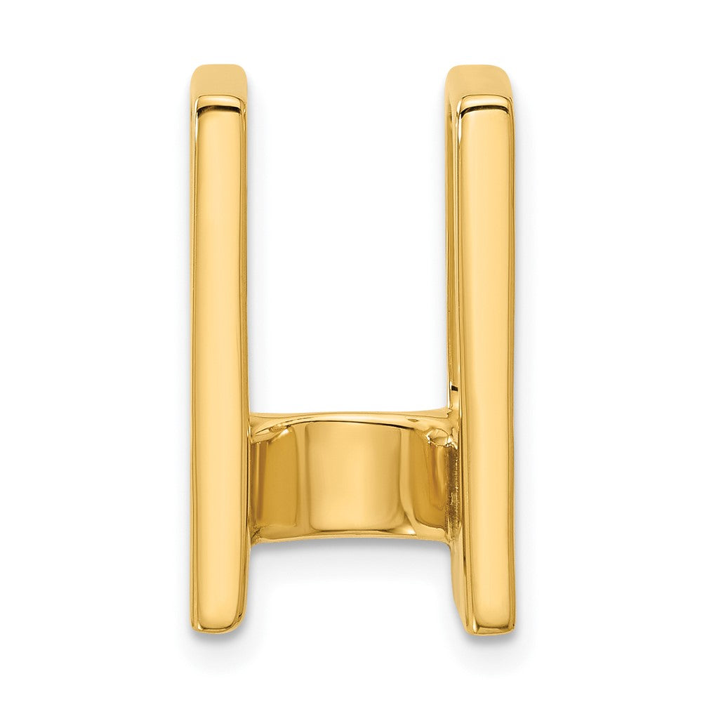 14k Holds 7.5mm Stone, Slide Mounting