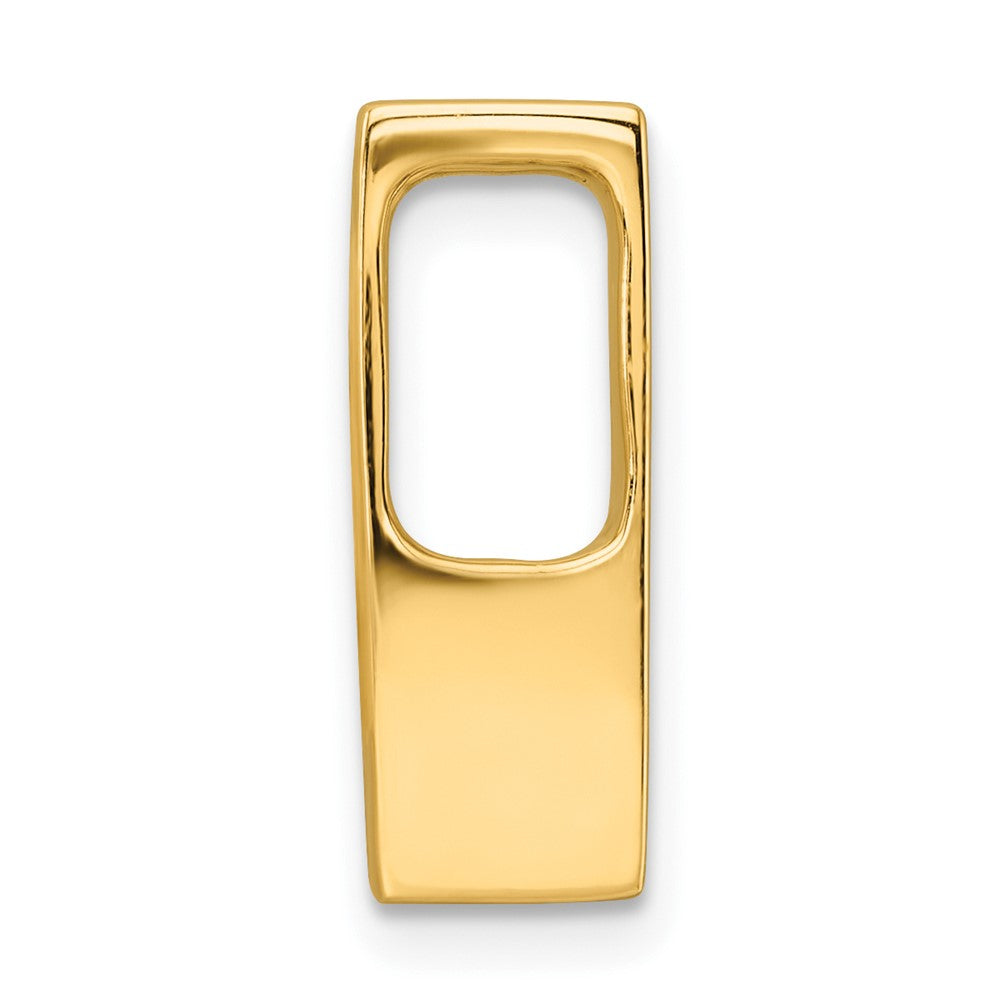 14k Holds 6mm Stone, Slide Mounting
