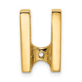 14k Holds 5.25mm Stone, Slide Mounting