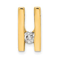 14k VS 4.1mm Diamond Slide