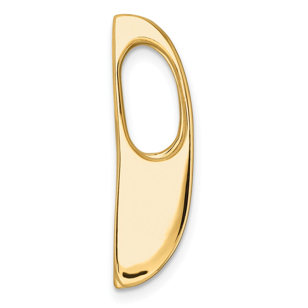 14k Holds 6.5mm Stone, Slide Mounting