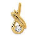 14k VS Diamond slide