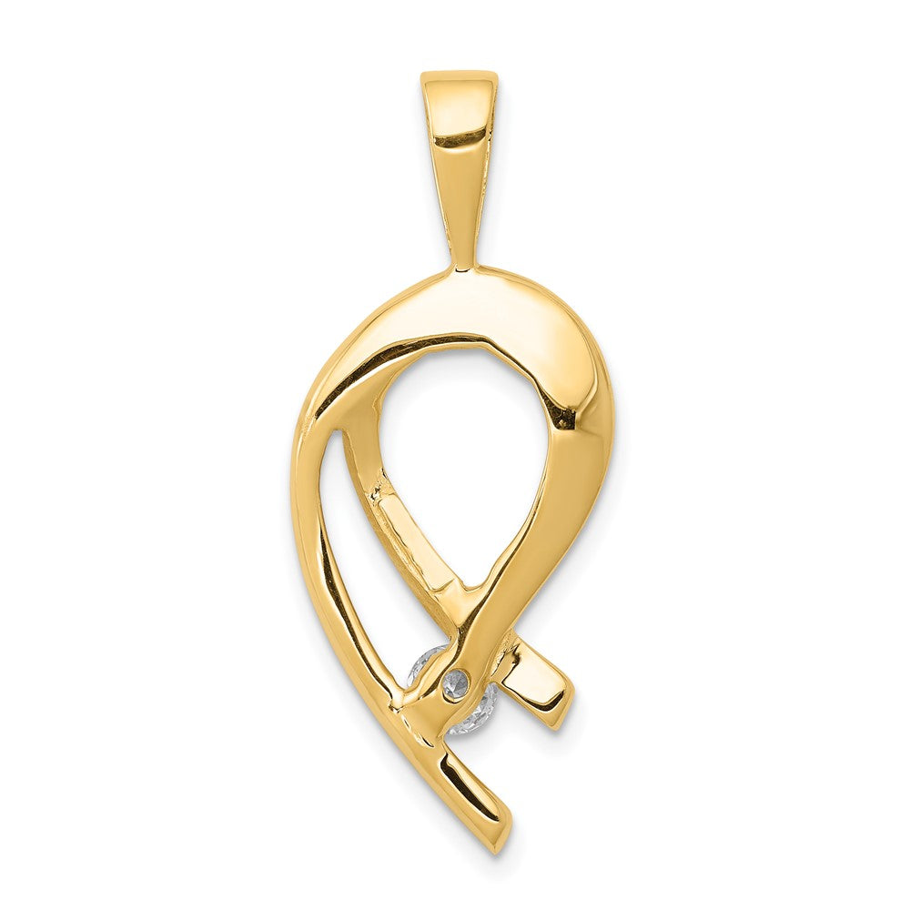 14k Holds 1-4mm stone, AAA Diamond Slide