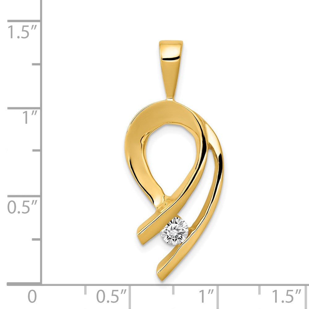 14k Holds 1-4mm stone, VS Diamond Slide