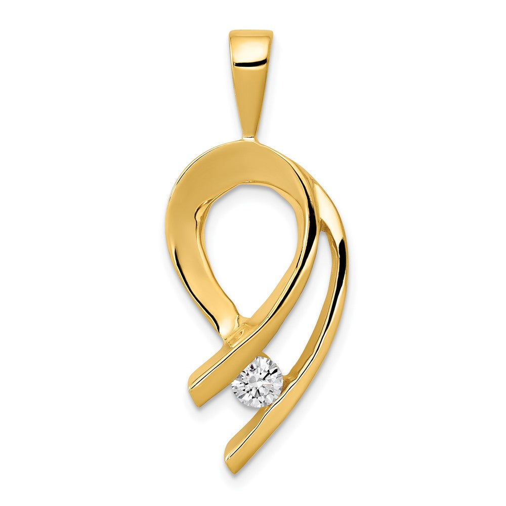 14k Holds 1-4mm stone, AAA Diamond Slide