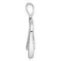 14k White Gold Holds 1-4mm stone, VS Diamond Slide