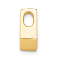 14k AA 4.5mm Diamond Slide