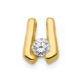14k A 3.75mm Diamond Slide