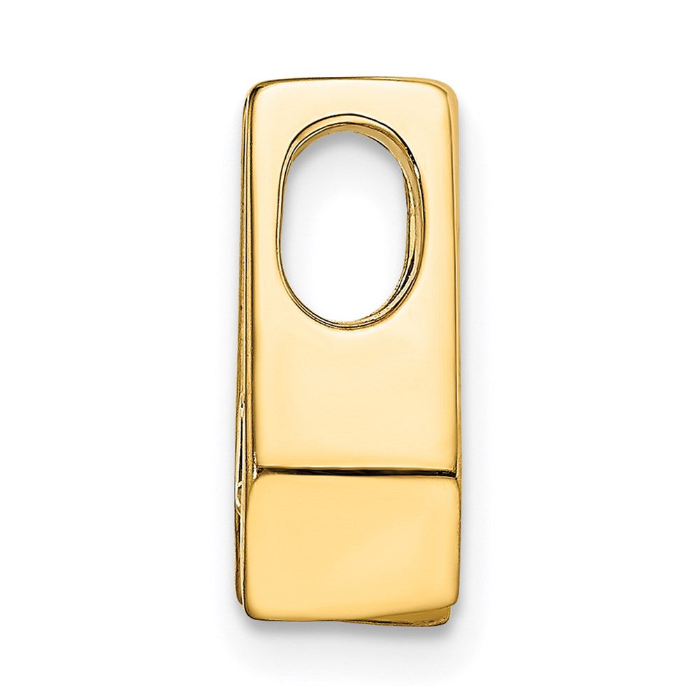14k Holds 4.5mm Stone, Slide Mounting