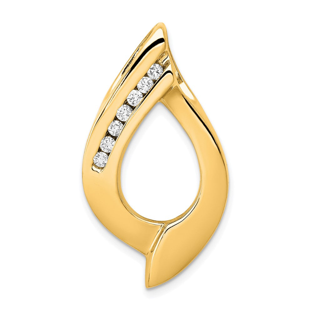 14k Holds 7-1.9mm stones, VS Diamond Slide